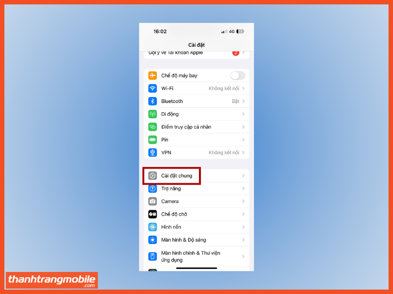 Dùng icloud để kiểm tra iphone chính hãng bước 1