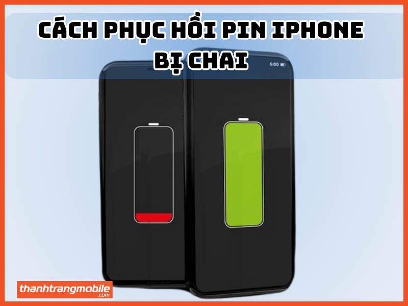 Cách phục hồi pin iphone bị chai