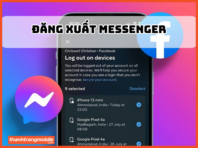 Đăng xuất Messenger