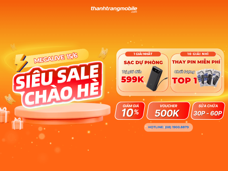 chương trình khuyến mãi megalive siêu sale chào hè