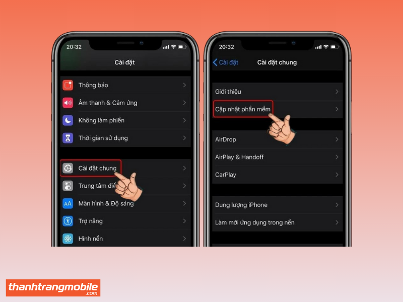 Cập nhật iOS để khắc phục lỗi iPhone 12 Pro Max bị sọc màn hình do phần mềm