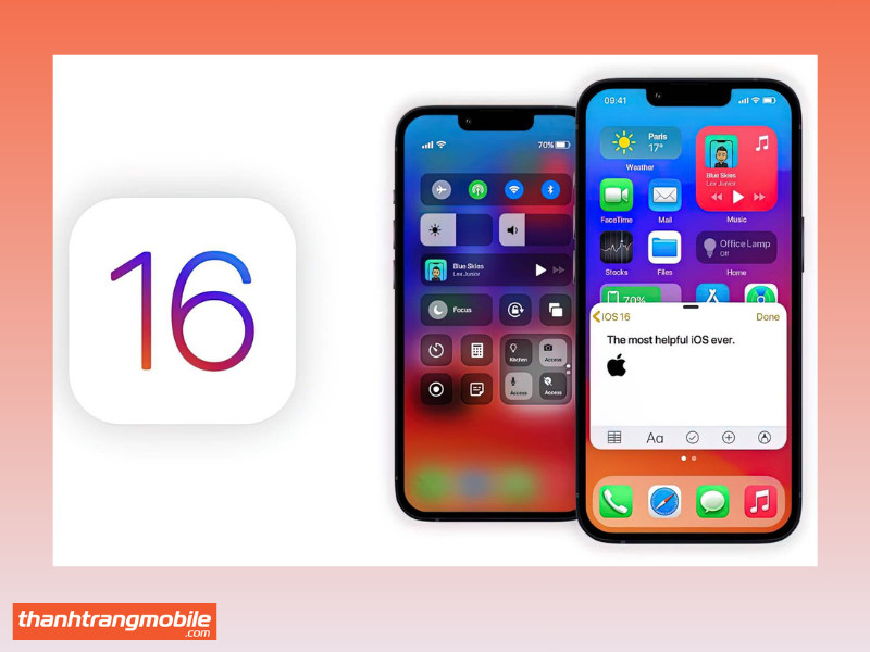 Giao diện iOS 16 trên iPhone X – cập nhật phần mềm giúp cải thiện hiệu suất và hỗ trợ cách tắt nguồn iPhone X khi bị đơ cảm ứng do lỗi hệ thống. 