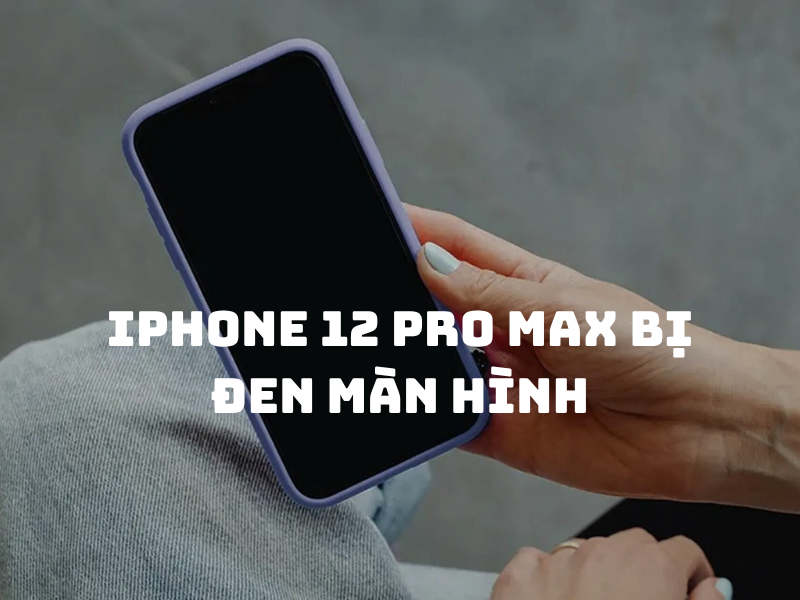 iPhone 12 Pro Max bị đen màn hình