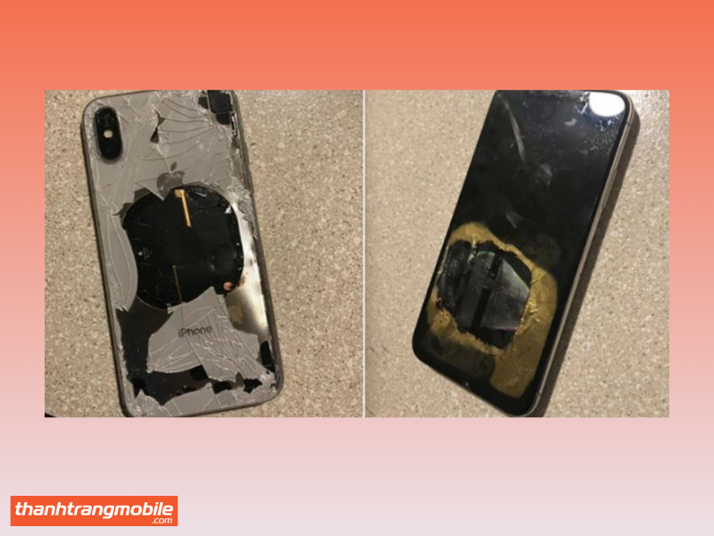  iPhone X bị nóng quá mức dẫn đến cháy nổ khi vừa sạc vừa chơi
