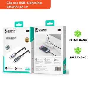 Cáp sạc USB- Lightning SIKENAI 2A 1m