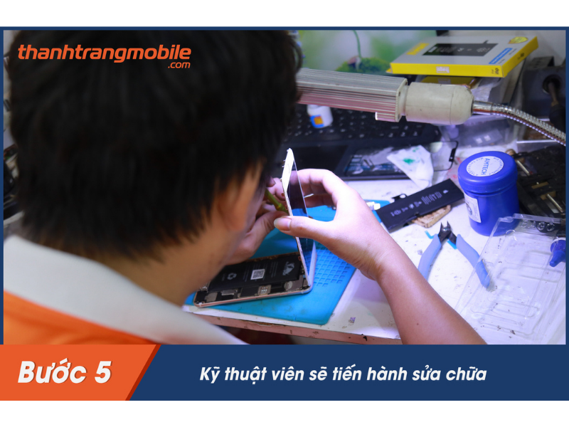 Bước 5: Sửa chữa