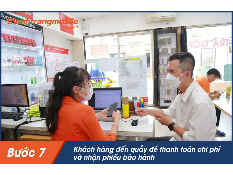 Bước 7: Bàn giao máy