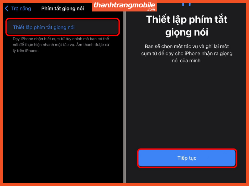 Minh họa cách đổi tên Siri hoặc thay đổi cụm từ kích hoạt trên iPhone 17.