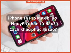 5+ Cách Khắc Phục Iphone 14 Pro Max Bị Đơ Màn Hình (Cảm Ứng) Tại Nhà