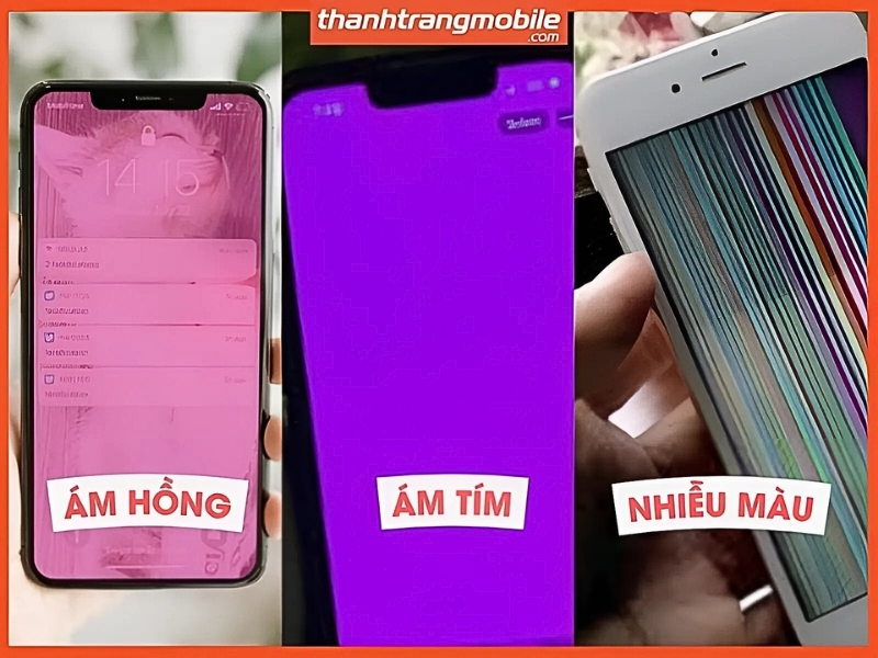 Loạn màu/Ám màu nặng