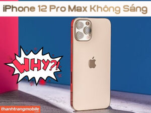 iPhone 12 Pro Max Không Sáng: Nguyên Nhân và Giải Pháp Khắc Phục Triệt Để
