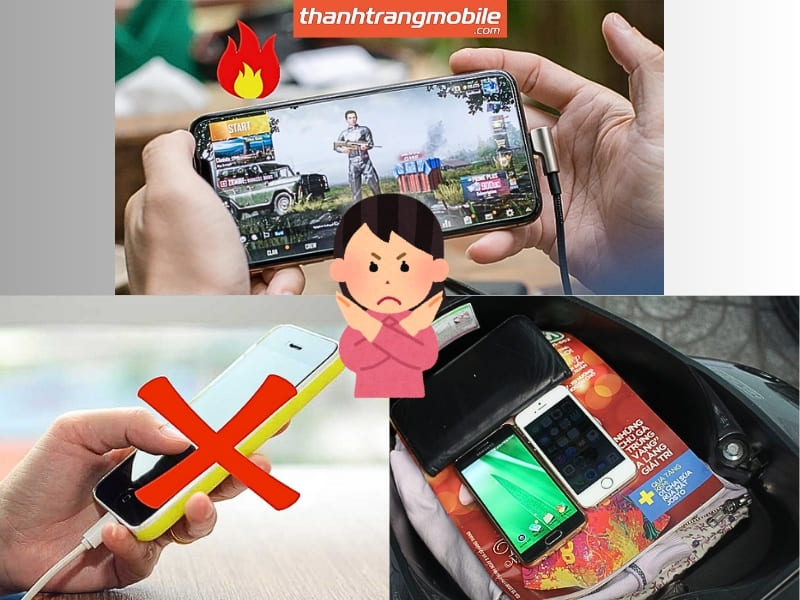 Kiểm soát nhiệt độ máy Tránh vừa sạc vừa chơi game, tránh để máy ngoài trời nắng gắt hoặc trong cốp xe. Nhiệt độ cao sẽ phá hủy cấu trúc hóa học của pin vĩnh viễn. 