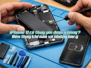 Dù là dòng máy bền bỉ, nhiều người dùng vẫn băn khoăn liệu iPhone 11 có thay pin được không