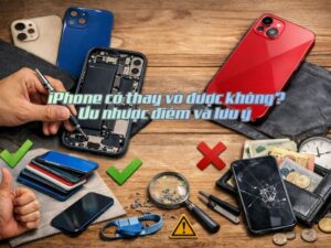 Nhiều người băn khoăn nhất chính là iPhone có thay vỏ được không