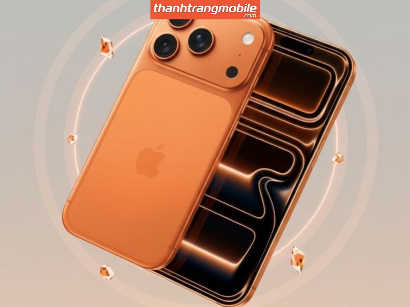 mặt lưng iPhone 17 Pro Max được bảo vệ bởi lớp kính Ceramic Shield thế hệ mới nhất