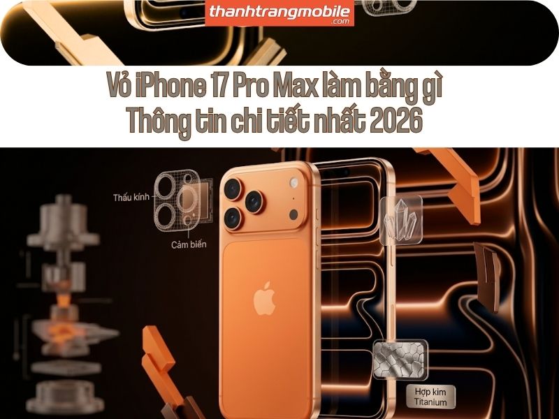 Vỏ iPhone 17 Pro Max làm bằng gì? Đây là câu hỏi mà rất nhiều iFans quan tâm