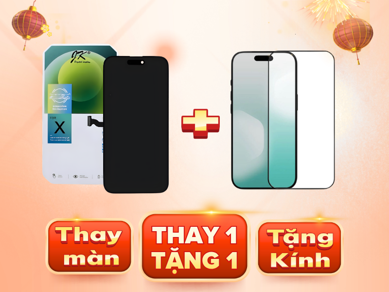 Thay màn iPhone tặng kính cường lực 