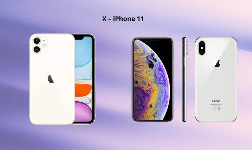 Thế hệ iPhone X – iPhone 11 có sự đáng kể về pin