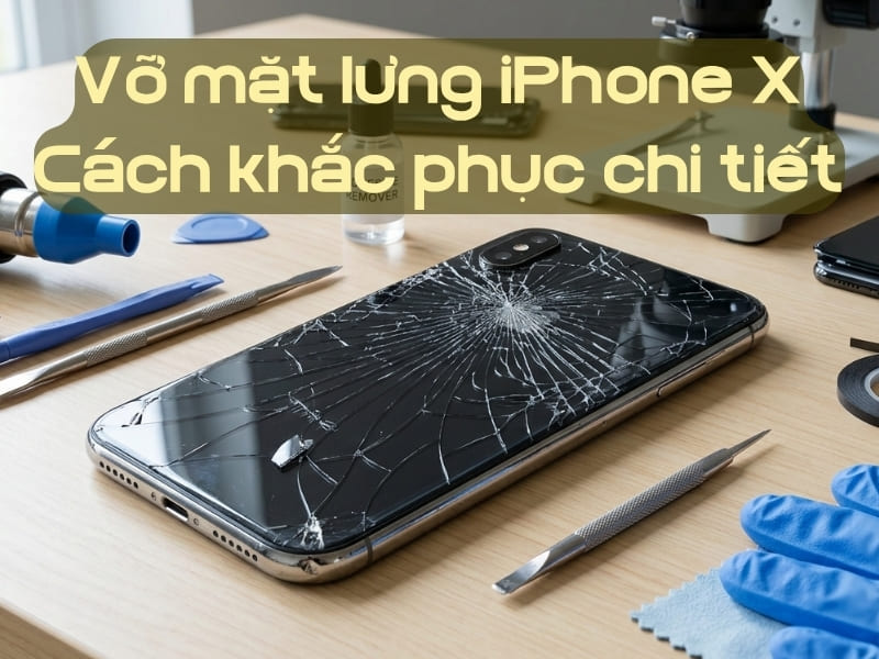Sự thật bất ngờ về việc: Vỡ mặt lưng iPhone X có sao không? Đánh giá chi tiết rủi ro hỏng pin, chập mạch do mồ hôi và nước mưa lọt vào qua khe nứt nếu bạn chủ quan để quá lâu mà không mang đi khắc phục ngay.