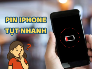 Pin iPhone tụt nhanh khiến nhiều người khó chịu khi sử dụng. Tìm hiểu nguyên nhân và cách khắc phục pin tụt nhanh iPhone hiệu quả.