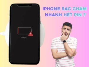 iPhone sạc chậm nhanh hết pin là tình trạng khiến người dùng khó chịu khi thiết bị nạp pin lâu nhưng lại tụt rất nhanh khi sử dụng.