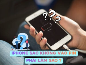 iPhone sạc không vào pin phải làm sao khi cắm sạc nhưng phần trăm pin không tăng?