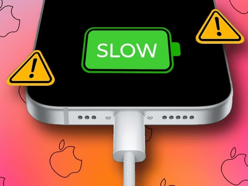 Phần trăm pin tăng rất chậm Một dấu hiệu phổ biến của lỗi iPhone sạc pin không lên phần trăm là pin tăng rất chậm dù đã cắm sạc trong thời gian dài. Nhiều trường hợp người dùng sạc cả tiếng nhưng pin chỉ tăng thêm vài phần trăm, gây khó chịu và ảnh hưởng đến trải nghiệm sử dụng.
