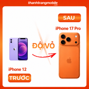 Độ vỏ iPhone 12 lên iPhone 17 Pro