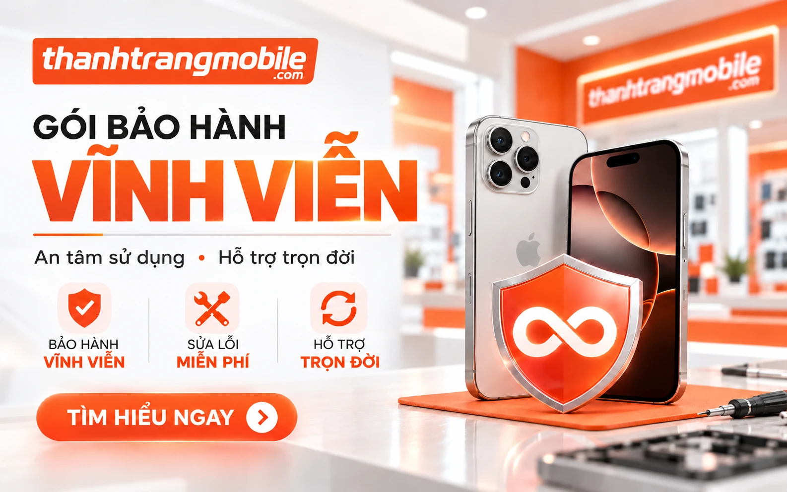 Gói Bảo Hành Vĩnh Viễn — Thanh Trang Mobile